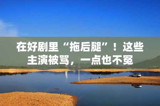 在好剧里“拖后腿”！这些主演被骂，一点也不冤