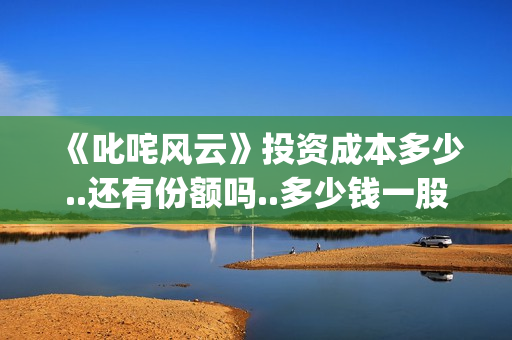 《叱咤风云》投资成本多少..还有份额吗..多少钱一股？(叱咤风云 cha)