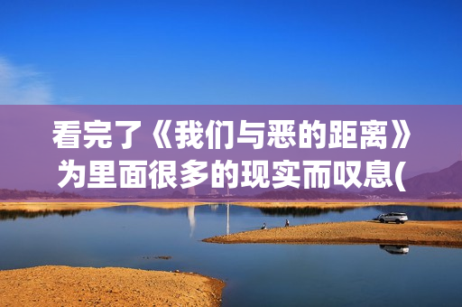 看完了《我们与恶的距离》为里面很多的现实而叹息(我们和我们)