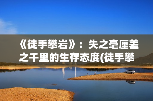 《徒手攀岩》：失之毫厘差之千里的生存态度(徒手攀岩导演金国威)