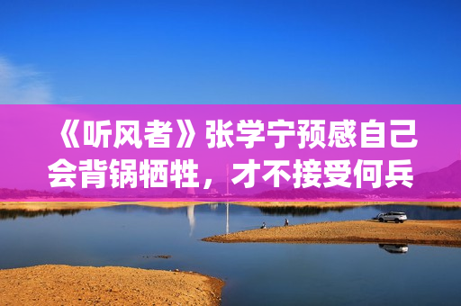 《听风者》张学宁预感自己会背锅牺牲，才不接受何兵的追求(听风者学宁掉了一张纸)