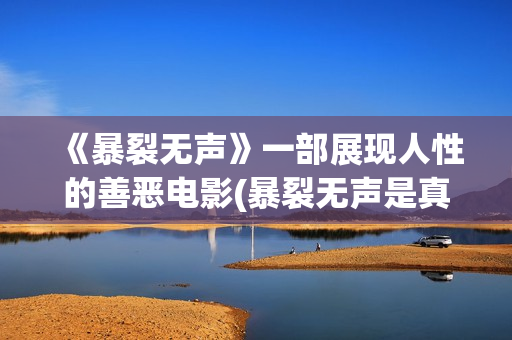 《暴裂无声》一部展现人性的善恶电影(暴裂无声是真实故事吗)