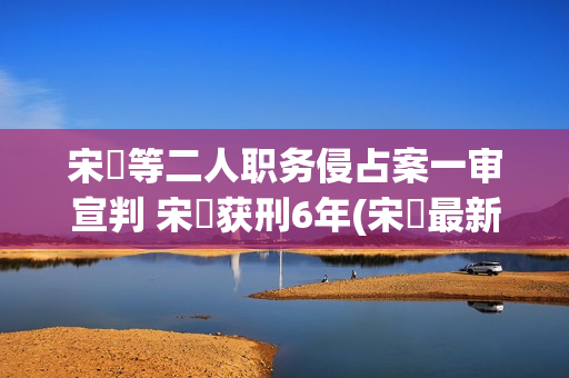 宋喆等二人职务侵占案一审宣判 宋喆获刑6年(宋喆最新动态2019年)