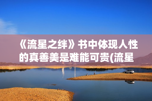 《流星之绊》书中体现人性的真善美是难能可贵(流星之绊讲的是什么内容)