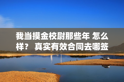 我当摸金校尉那些年 怎么样？ 真实有效合同去哪签？(我当摸金校尉那些年TXT下载)