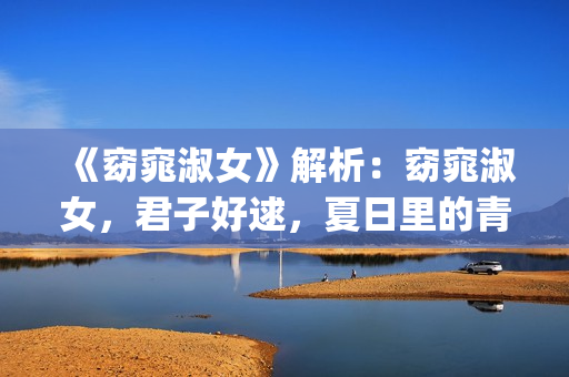 《窈窕淑女》解析：窈窕淑女，君子好逑，夏日里的青春活力(窈窕淑女讲解)