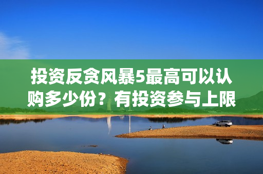 投资反贪风暴5最高可以认购多少份？有投资参与上限吗？(反贪风暴5联合出品公司)