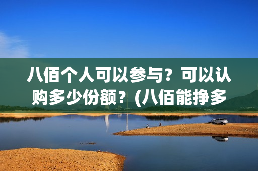 八佰个人可以参与？可以认购多少份额？(八佰能挣多少钱)