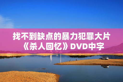 找不到缺点的暴力犯罪大片《杀人回忆》DVD中字