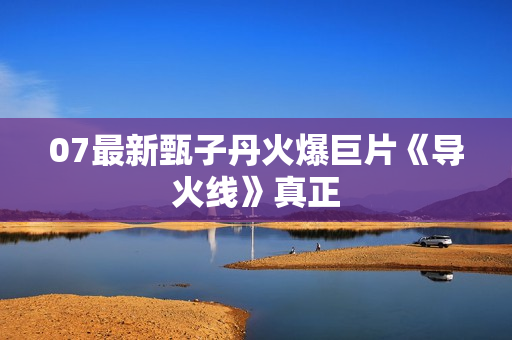 07最新甄子丹火爆巨片《导火线》真正