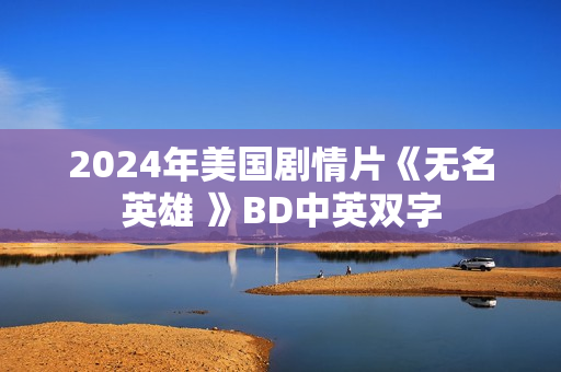 2024年美国剧情片《无名英雄 》BD中英双字