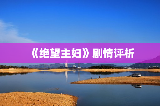 《绝望主妇》剧情评析