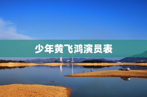 少年黄飞鸿演员表