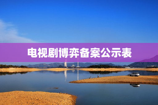 电视剧博弈备案公示表