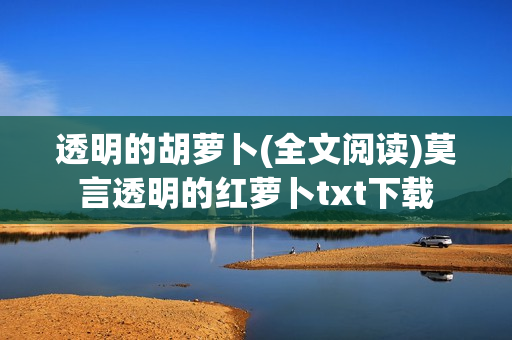 透明的胡萝卜(全文阅读)莫言透明的红萝卜txt下载