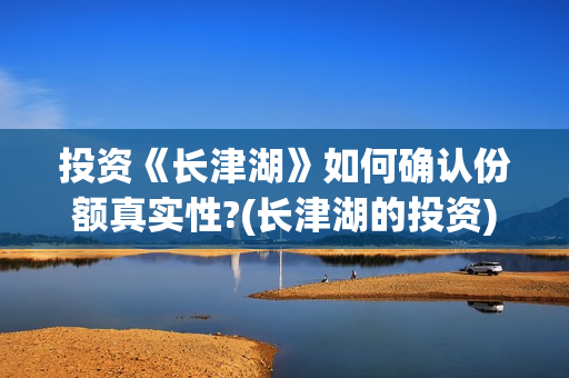 投资《长津湖》如何确认份额真实性?(长津湖的投资)