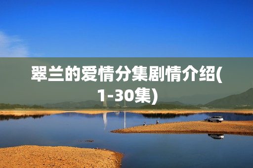 翠兰的爱情分集剧情介绍(1-30集) 翠兰的爱情分集剧情介绍(1-30集)