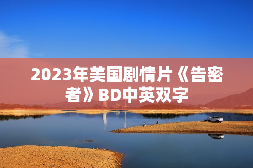 2023年美国剧情片《告密者》BD中英双字