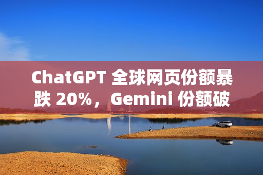 ChatGPT 全球网页份额暴跌 20%，Gemini 份额破 20%
