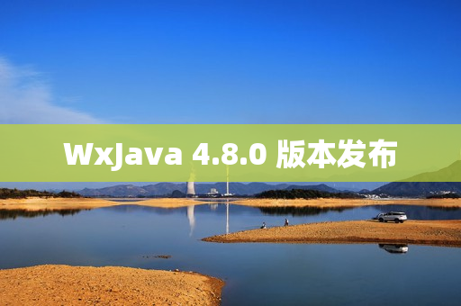 WxJava 4.8.0 版本发布 WxJava 4.8.0 版本发布