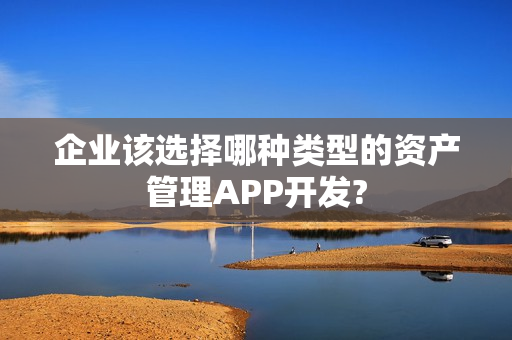 企业该选择哪种类型的资产管理APP开发?