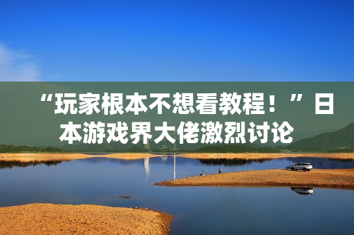 “玩家根本不想看教程！”日本游戏界大佬激烈讨论