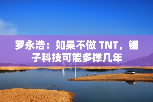 罗永浩：如果不做 TNT，锤子科技可能多撑几年