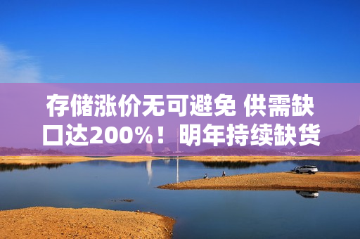 存储涨价无可避免 供需缺口达200%！明年持续缺货