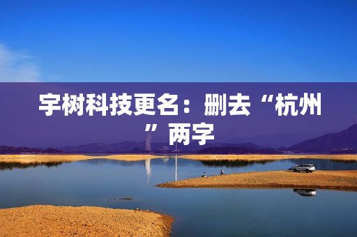 宇树科技更名：删去“杭州”两字