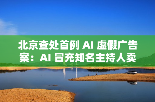 北京查处首例 AI 虚假广告案：AI 冒充知名主持人卖鱼油