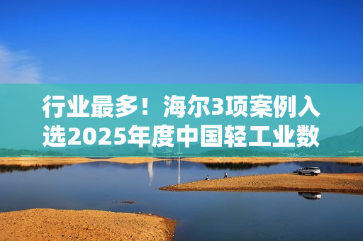 行业最多！海尔3项案例入选2025年度中国轻工业数字化转型“领航者”