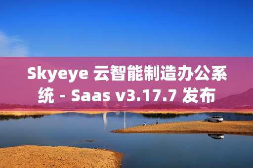 Skyeye 云智能制造办公系统 - Saas v3.17.7 发布