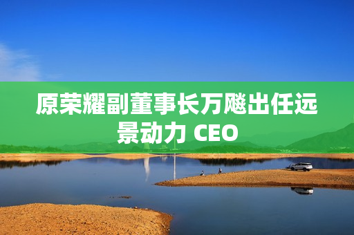 原荣耀副董事长万飚出任远景动力 CEO