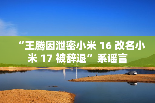 “王腾因泄密小米 16 改名小米 17 被辞退”系谣言 “王腾因泄密小米 16 改名小米 17 被辞退”系谣言