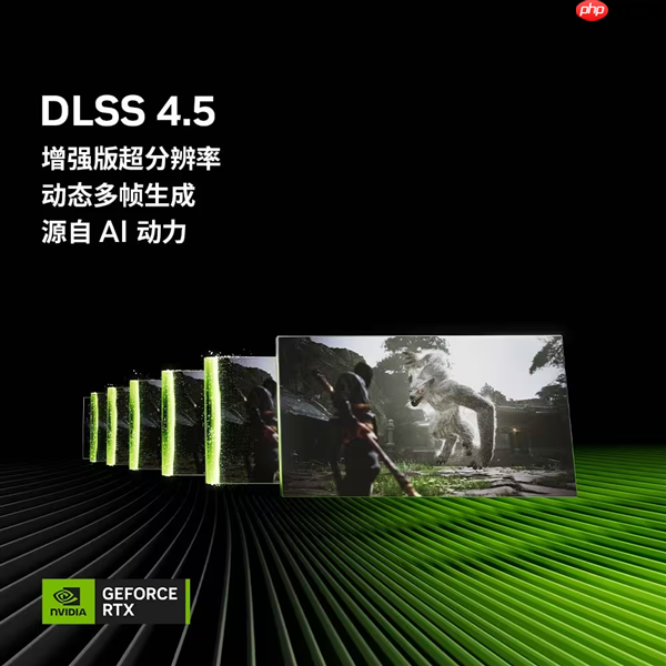 DLSS 4.5 来了！新超分辨率+6倍多帧生成与动态多帧生成 画质性能双提升！