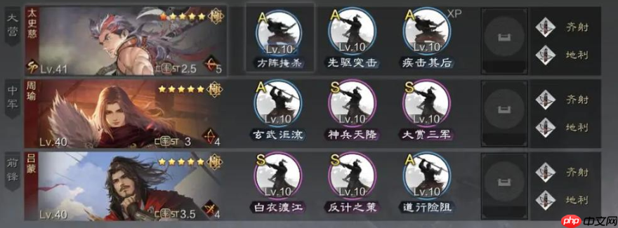 太史慈周泰鲁肃弓兵体系:平民玩家的猛虎咆哮流