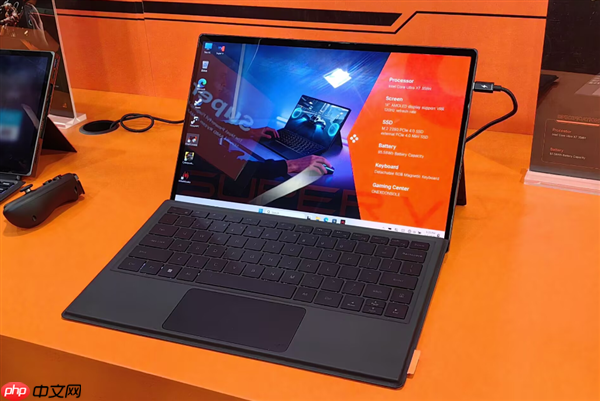 壹号本Super V二合一本亮相CES:搭载酷睿Ultra X7 358H