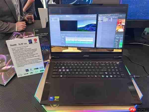 不足2kg的RTX 5090轻薄旗舰全能本!微星发布绝影16 AI+笔记本