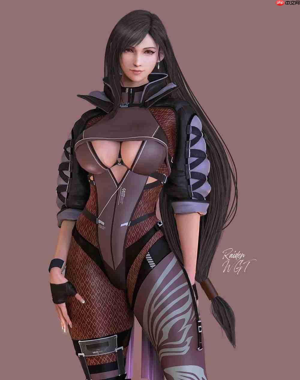 《最终幻想7》蒂法新3D美图 性感诱惑让人难把持