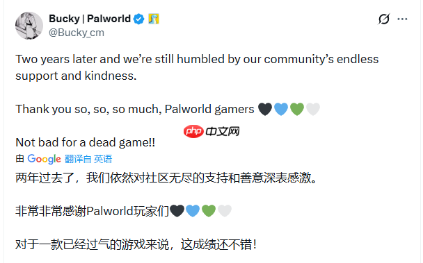 《幻兽帕鲁》回应批评:游戏凉了?Steam榜单不答应!