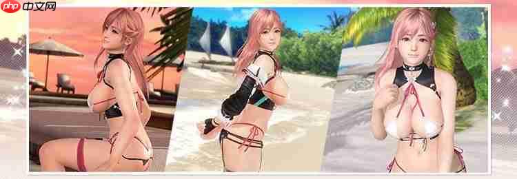 《维纳斯璀璨假期：死或生Xtreme》发布穗香真彩套装活动PV 泳衣大雷藏不住