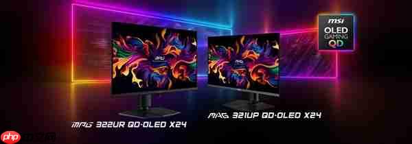微星两款32寸4K QD-OLED显示器新品重磅推出！纯黑表现提升达40%