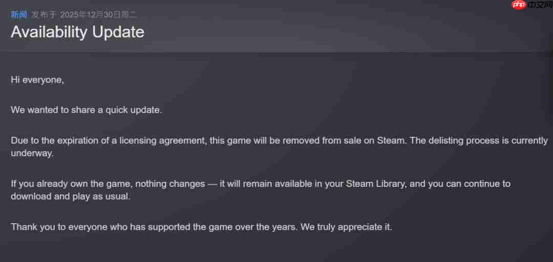 《热血物语：地下世界》即将从平台下架 超低价促销中