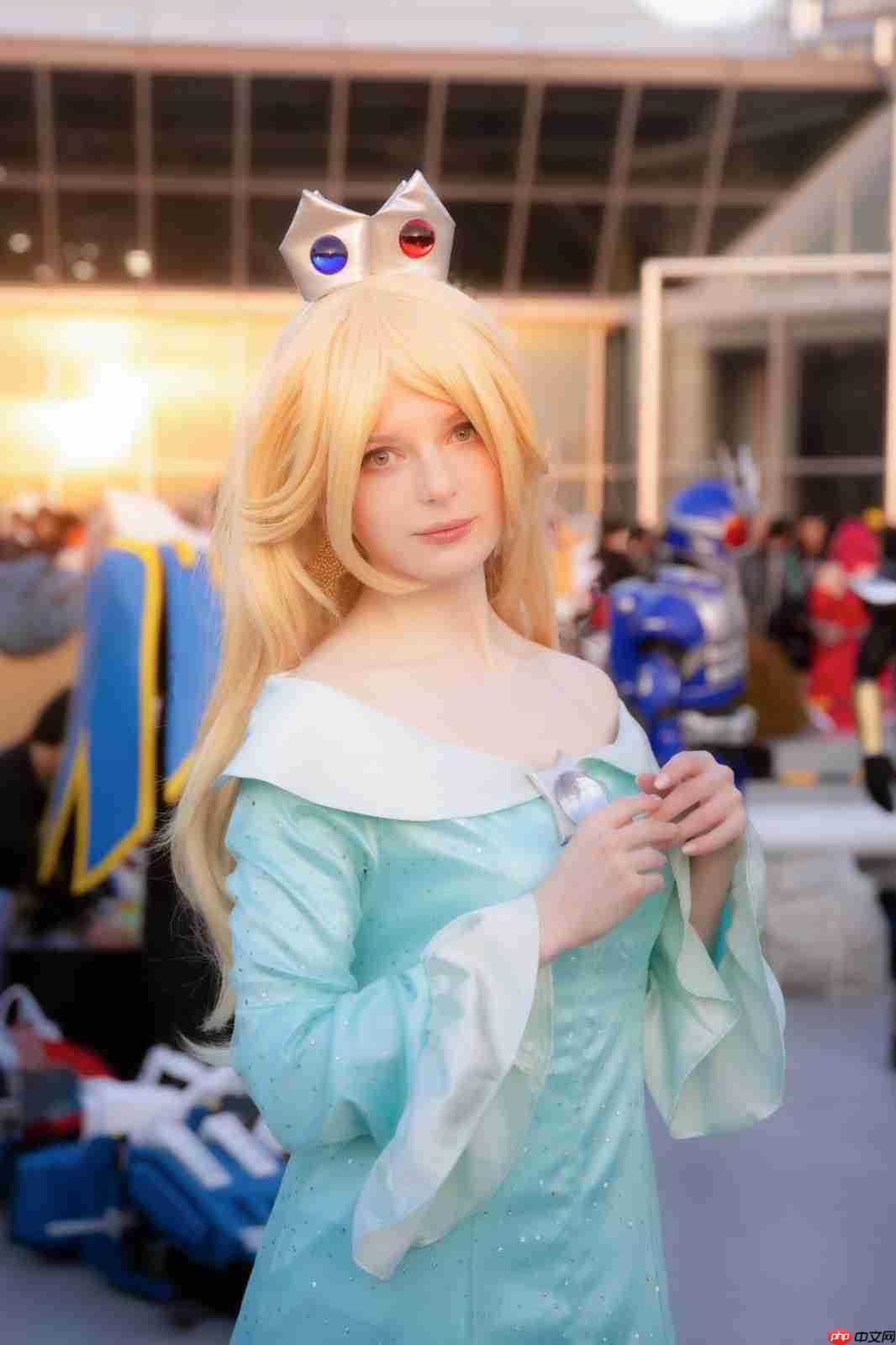 艾什莉脸模cos罗莎塔公主参加c107 网友称:美到失语