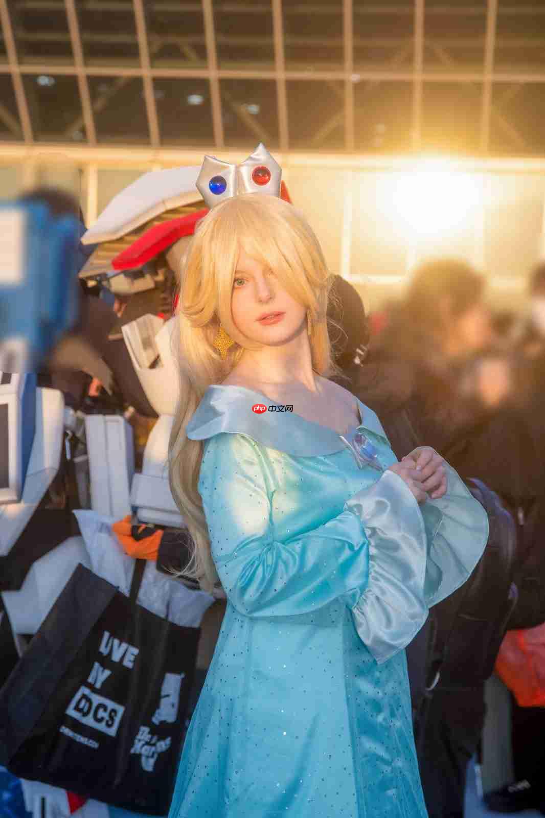 艾什莉脸模cos罗莎塔公主参加c107 网友称:美到失语