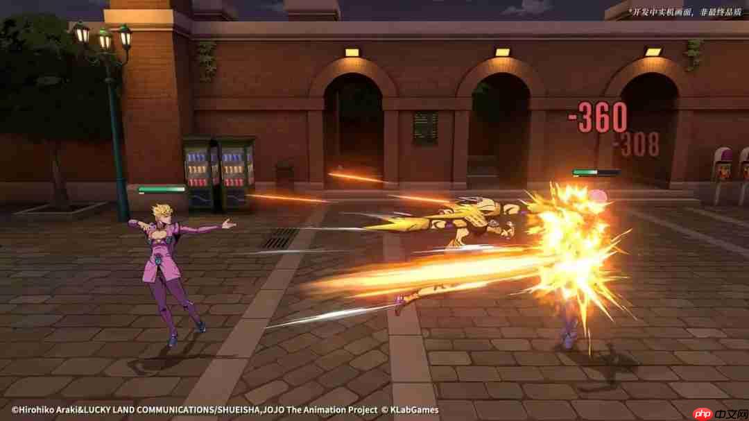 手游《JOJO的奇妙冒险：黄金赞歌》首曝PV&实机发布