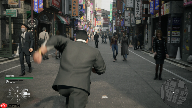 名越稔洋工作室新游《龙帮》最新截图公布 满屏如龙味