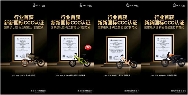 斩获新国标CCC认证柏利迦致胜密钥在此