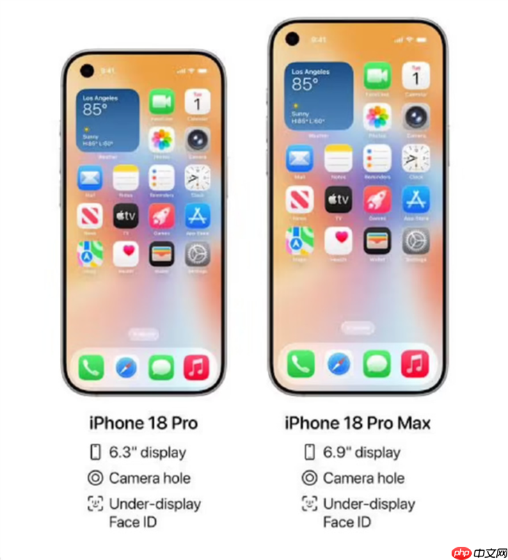 苹果“抄袭”安卓?iPhone 18 Pro改用左上挖孔屏