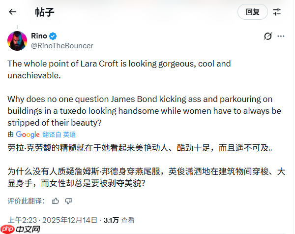 IGN记者吐槽《古墓丽影》劳拉新造型:谁会戴假睫毛冒险?